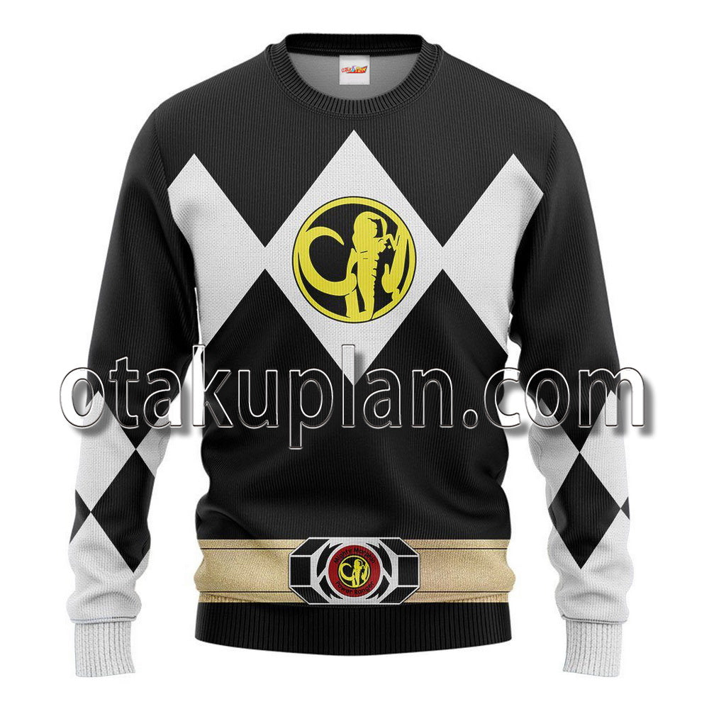 Mighty Morphin Power Ranger Black T-Shirt / Hoodie