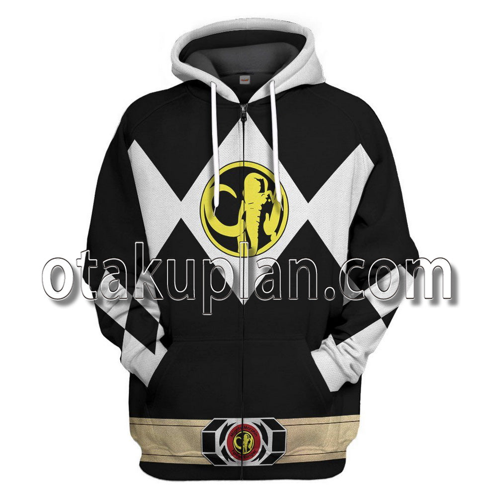 Mighty Morphin Power Ranger Black T-Shirt / Hoodie