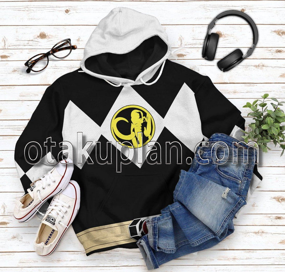 Mighty Morphin Power Ranger Black T-Shirt / Hoodie