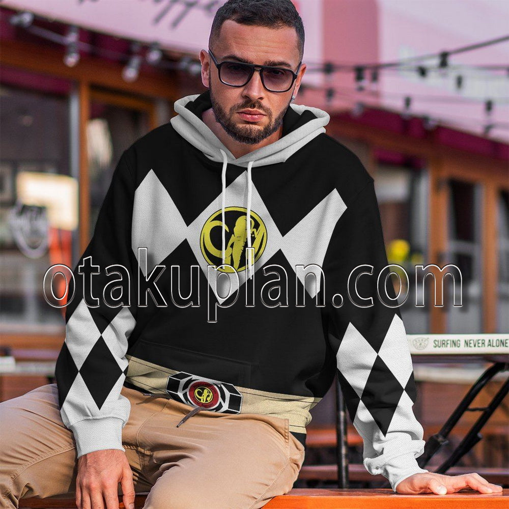 Mighty Morphin Power Ranger Black T-Shirt / Hoodie
