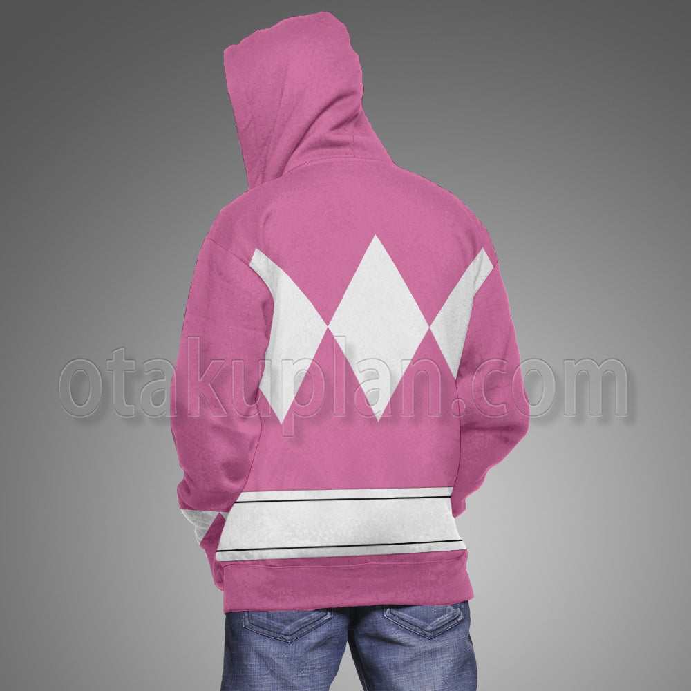 Mighty Morphin Power Rangers Pink Ranger Cosplay Hoodie