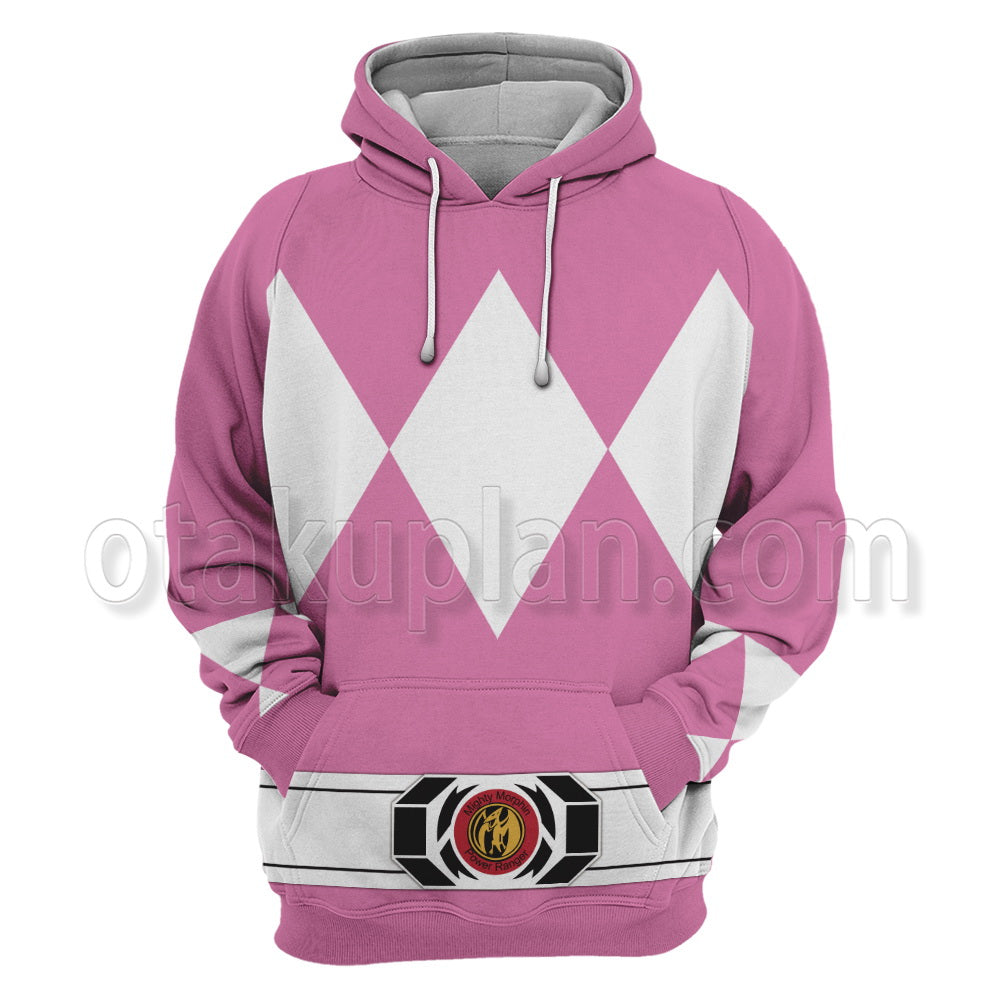 Mighty Morphin Power Rangers Pink Ranger Cosplay Hoodie