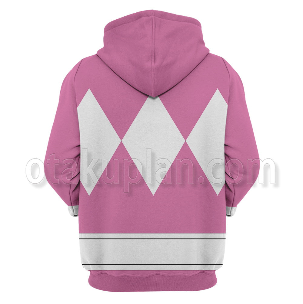 Mighty Morphin Power Rangers Pink Ranger Cosplay Hoodie