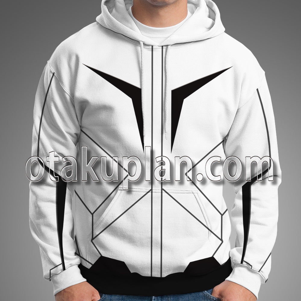 Monica Rambeau Spectrum SWORD White Jacket Cosplay Hoodie