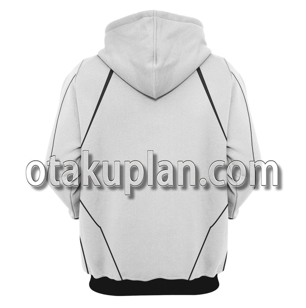 Monica Rambeau Spectrum SWORD White Jacket Cosplay Hoodie