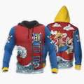 Monkey D Luffy Hoodie Shirt Custom Gear 5 Awakening