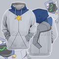 Monkey Wrench Scratch Grey Cosplay Hoodie