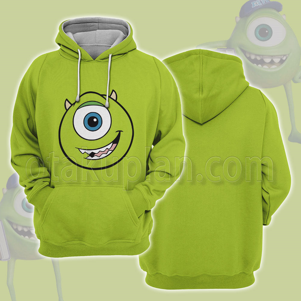 Monsters University Mike Wazowski Cosplay Hoodie