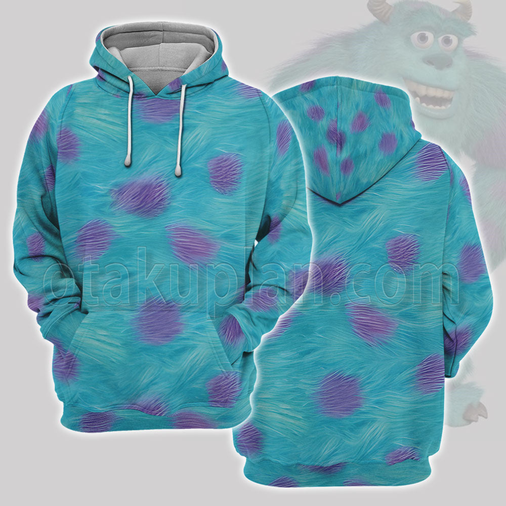 Monsters University Sulley Cosplay Hoodie