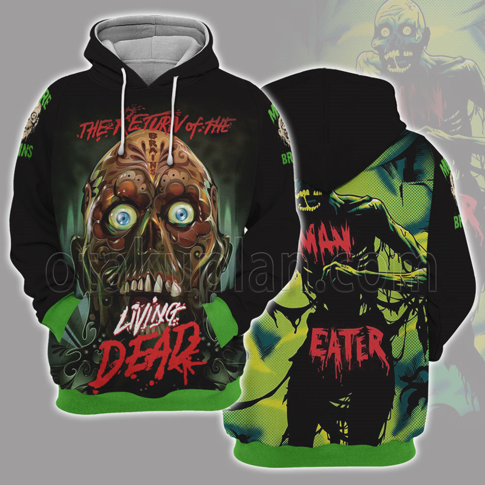 More Brains A Return To The Living Dead Hoodie