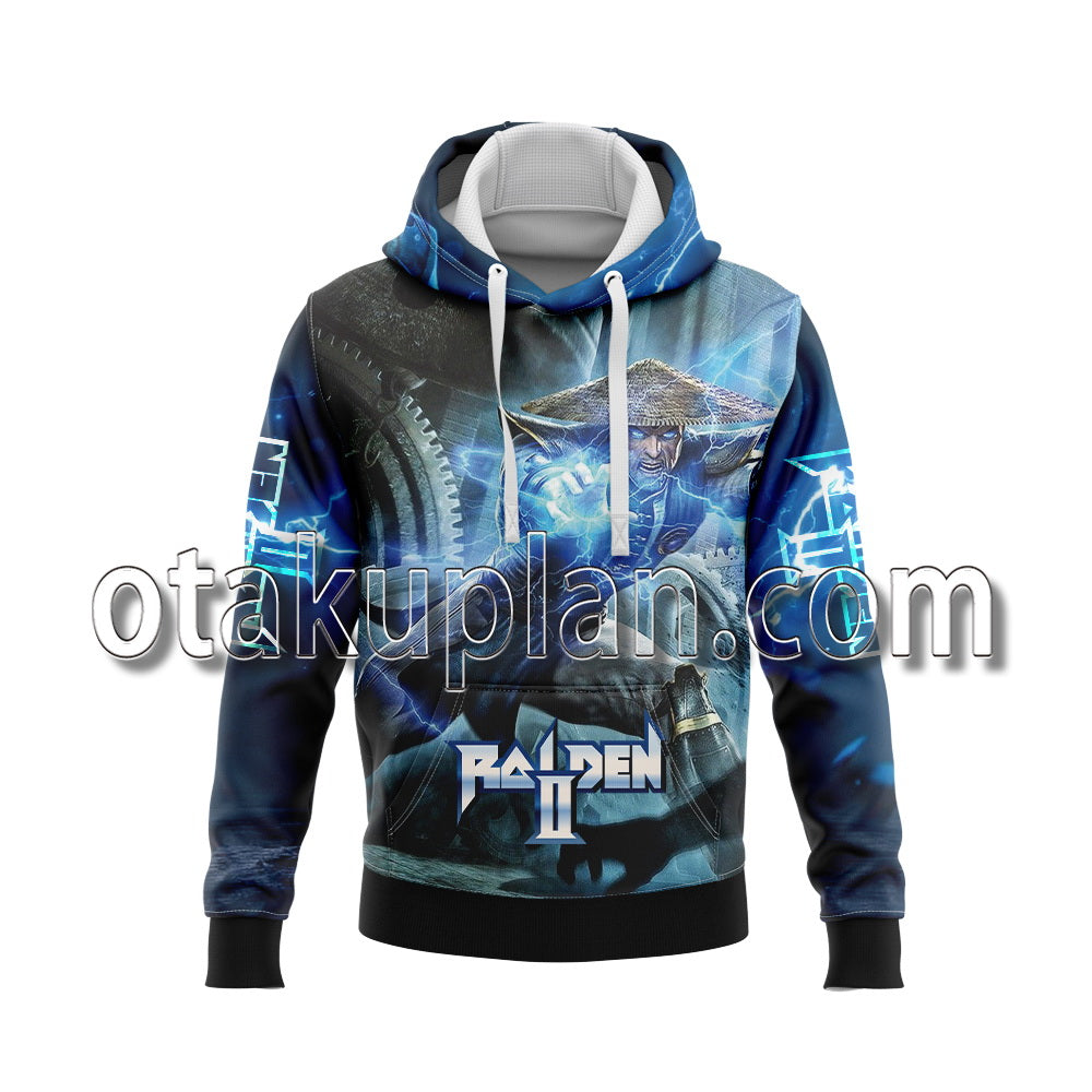Mortal Kombat Raiden Wallpaper Hoodie