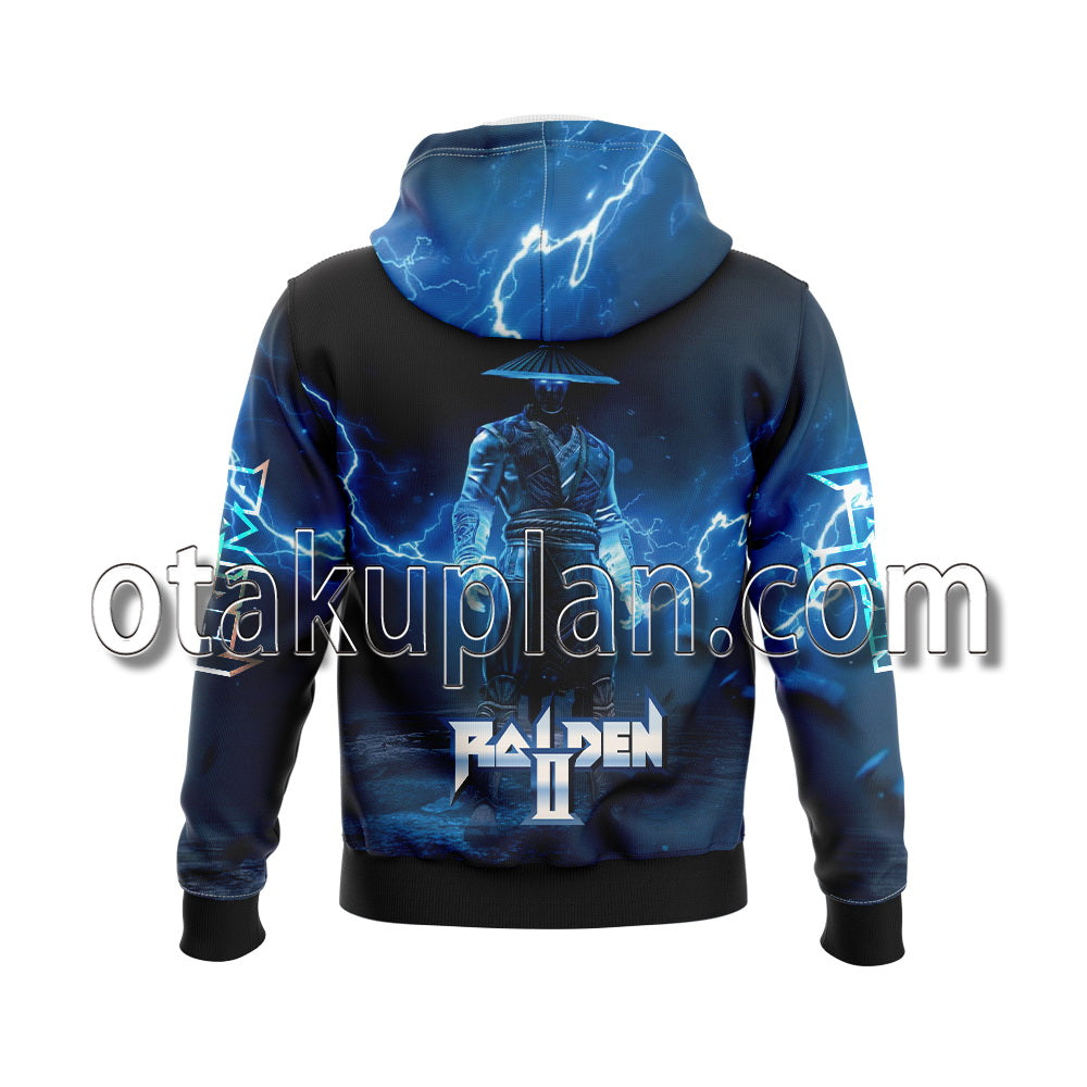Mortal Kombat Raiden Wallpaper Hoodie