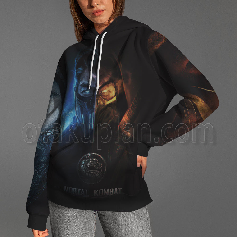 Mortal Kombat Sub Zero And Scorpion Hoodie