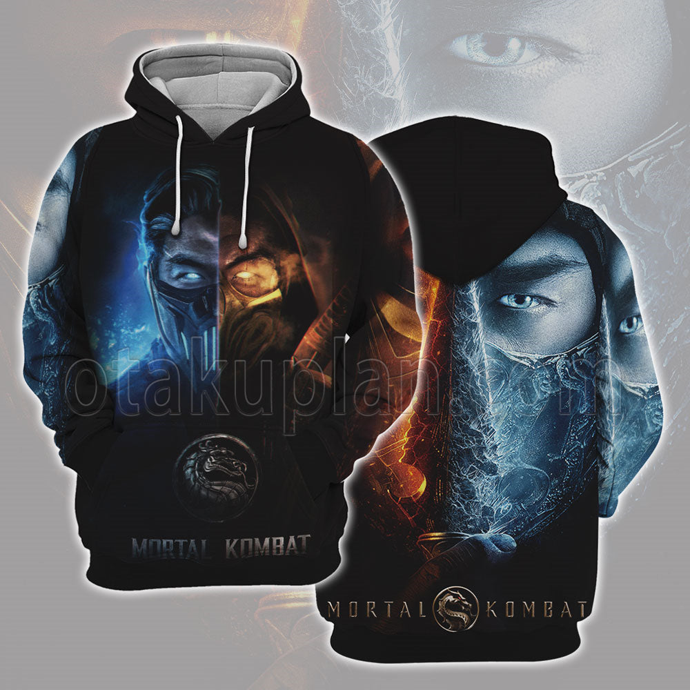Mortal Kombat Sub Zero And Scorpion Hoodie