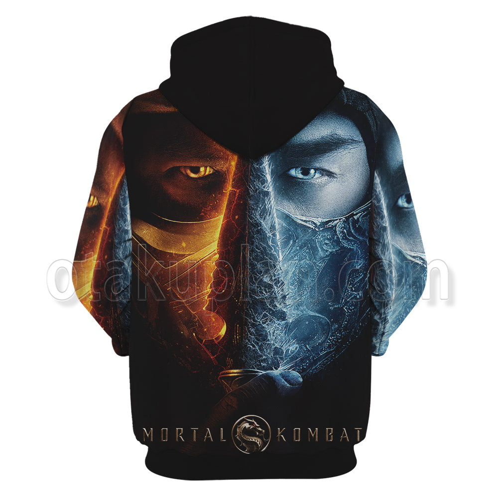 Mortal Kombat Sub Zero And Scorpion Hoodie