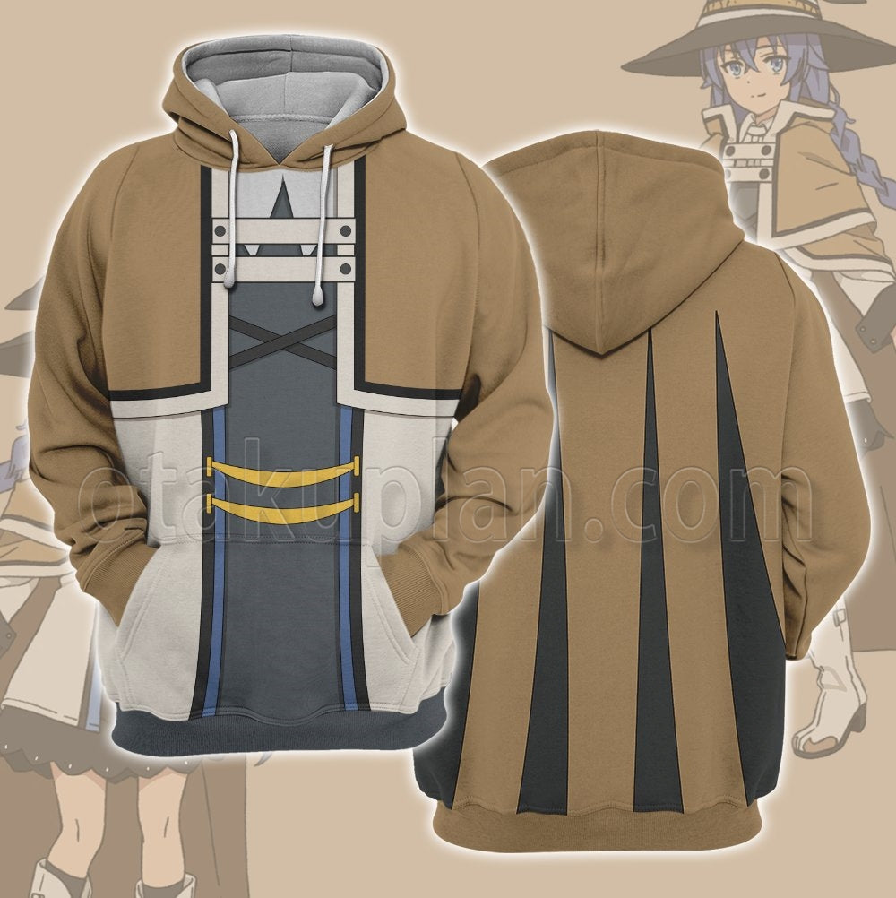 Mushoku Tensei Isekai Ittara Honki Dasu Migurdia Roxy uniform Cosplay Hoodie