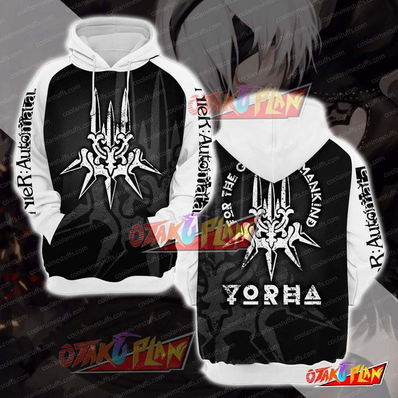 Nier Autotama Yorha Logo Pullover Hoodie