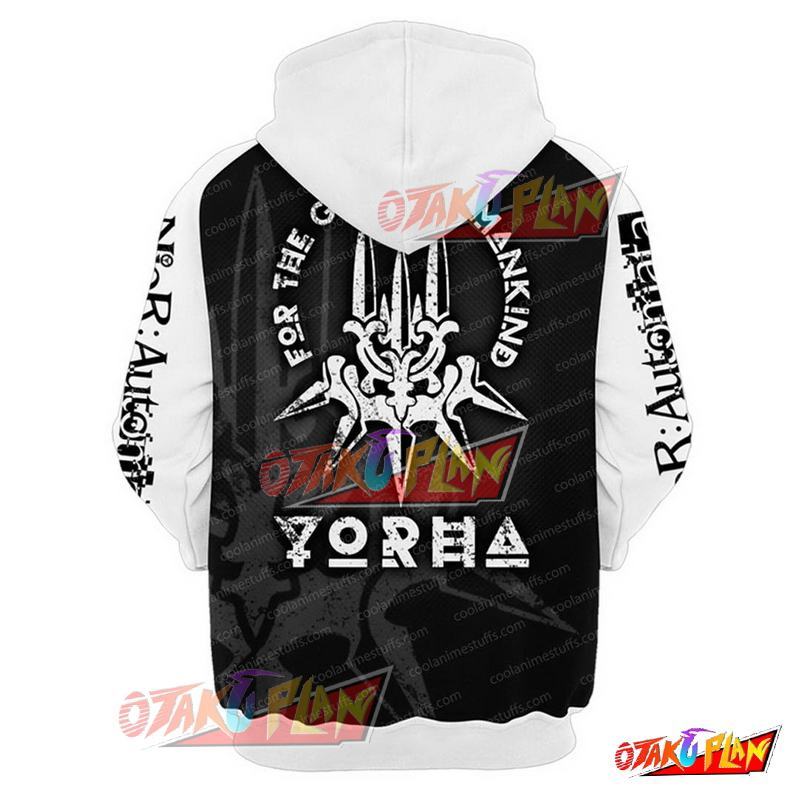 Nier Autotama Yorha Logo Pullover Hoodie