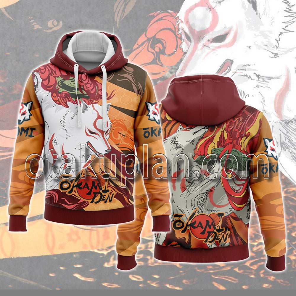 Okami HD Wallpaper Hoodie