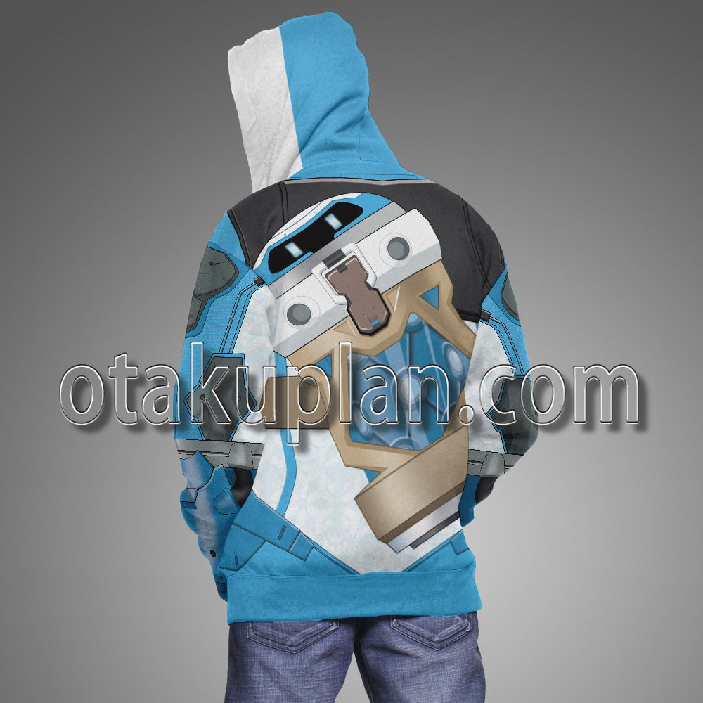 Overwatch Mei Battle Suit Cosplay Hoodie