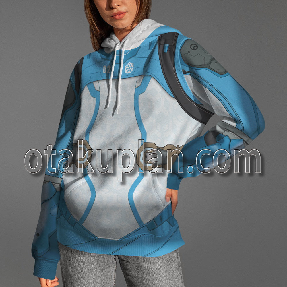 Overwatch Mei Battle Suit Cosplay Hoodie