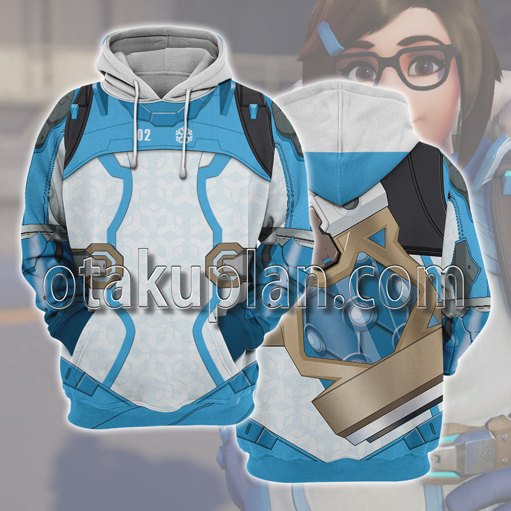 Overwatch Mei Battle Suit Cosplay Hoodie