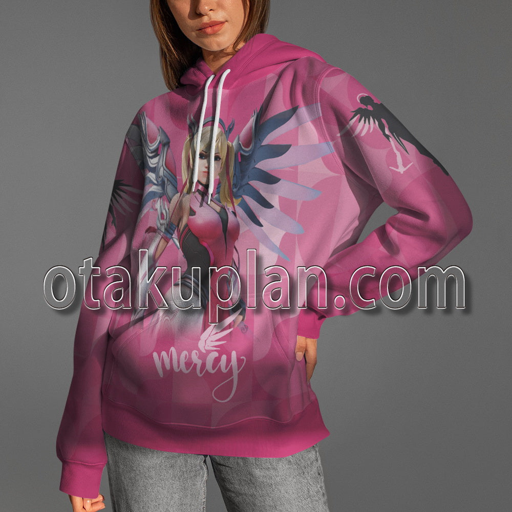 Overwatch Mercy Pink Hoodie