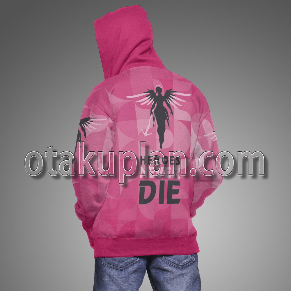 Overwatch Mercy Pink Hoodie