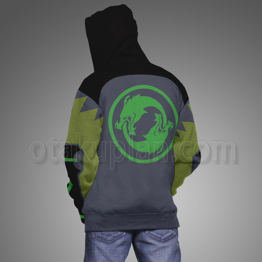 Overwatch Ow Genji Shimada Sparrow Cosplay Hoodie