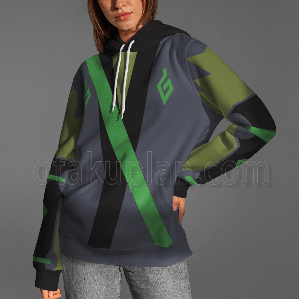 Overwatch Ow Genji Shimada Sparrow Cosplay Hoodie