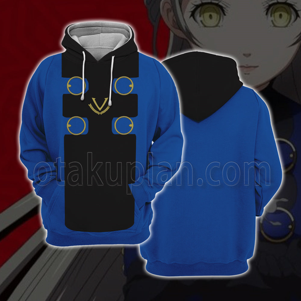 P5 Tactica Lavenza Silver Cosplay Hoodie