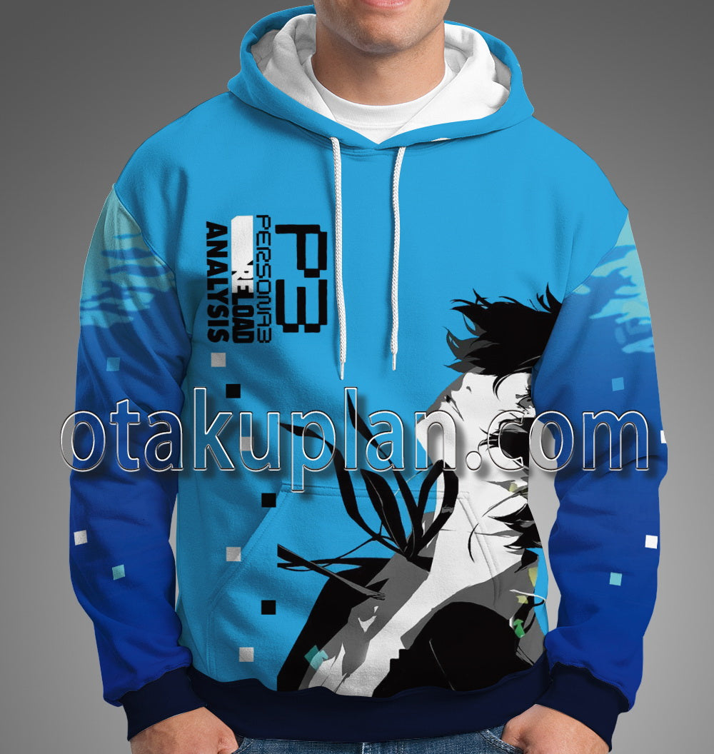 Persona 3 Reload Makoto Yuuki Pixel Art Hoodie