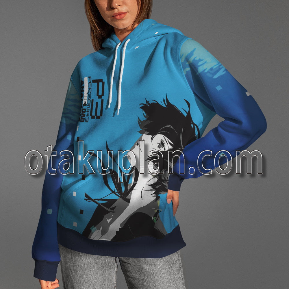 Persona 3 Reload Makoto Yuuki Pixel Art Hoodie