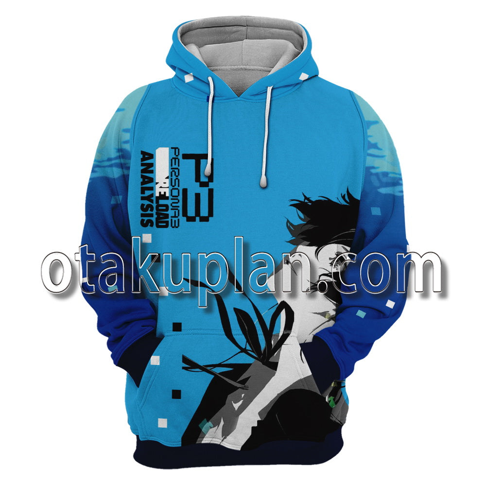 Persona 3 Reload Makoto Yuuki Pixel Art Hoodie