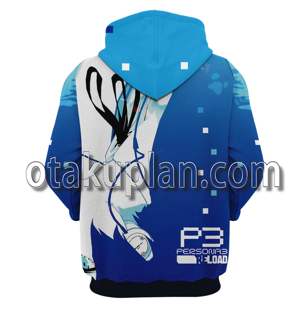 Persona 3 Reload Makoto Yuuki Pixel Art Hoodie