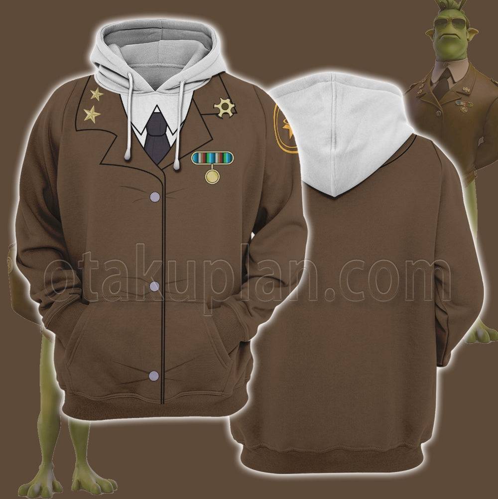 Planet 51 Grawl Suit Cosplay Hoodie