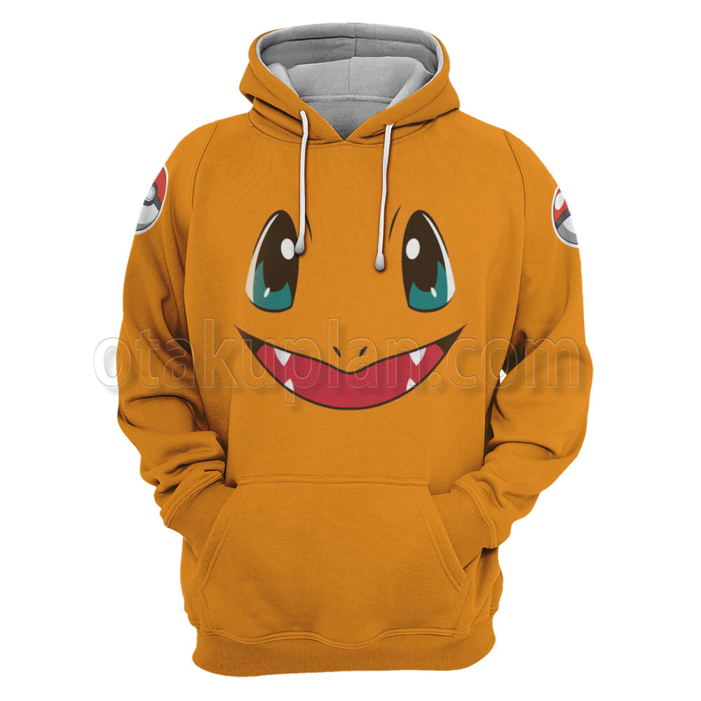 Pm Charizard Face Cosplay Hoodie