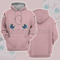 Pm Jigglypuff Face Cosplay Hoodie