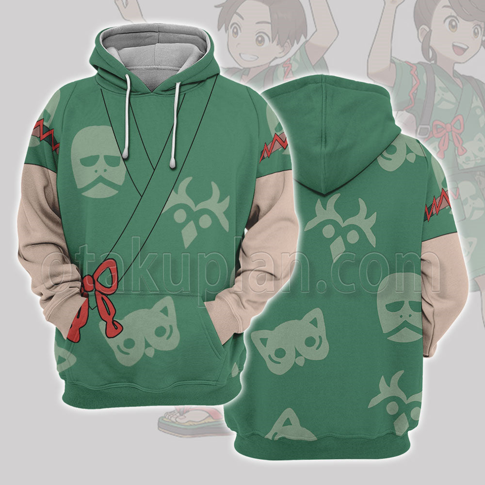Poke Monster Scarlet Violet Dlc Kimono Cosplay Hoodie
