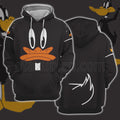 Porkys Duck Hunt Daffy Duck Black Cosplay Hoodie