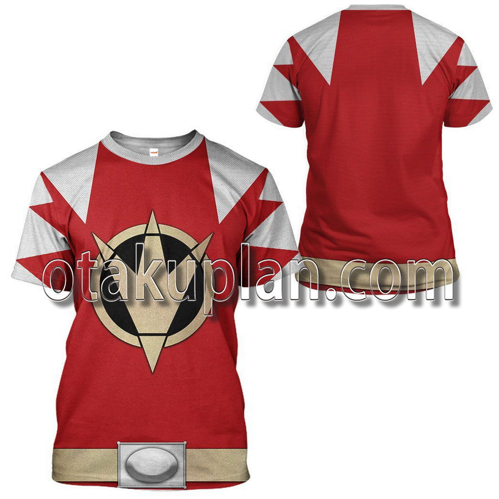Power Ranger Dino Thunder Red T-Shirt / Hoodie