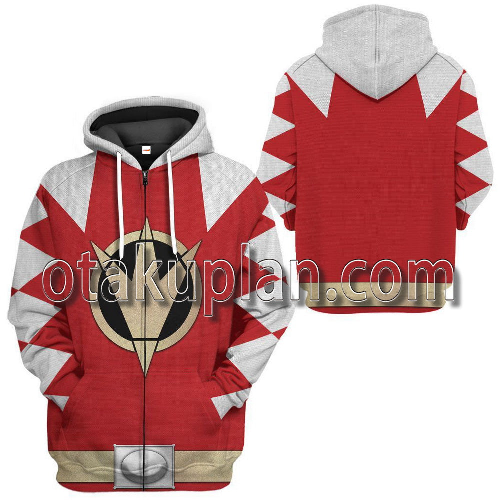 Power Ranger Dino Thunder Red T-Shirt / Hoodie