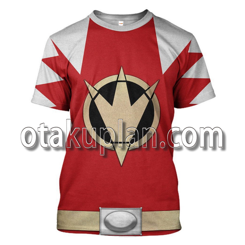 Power Ranger Dino Thunder Red T-Shirt / Hoodie