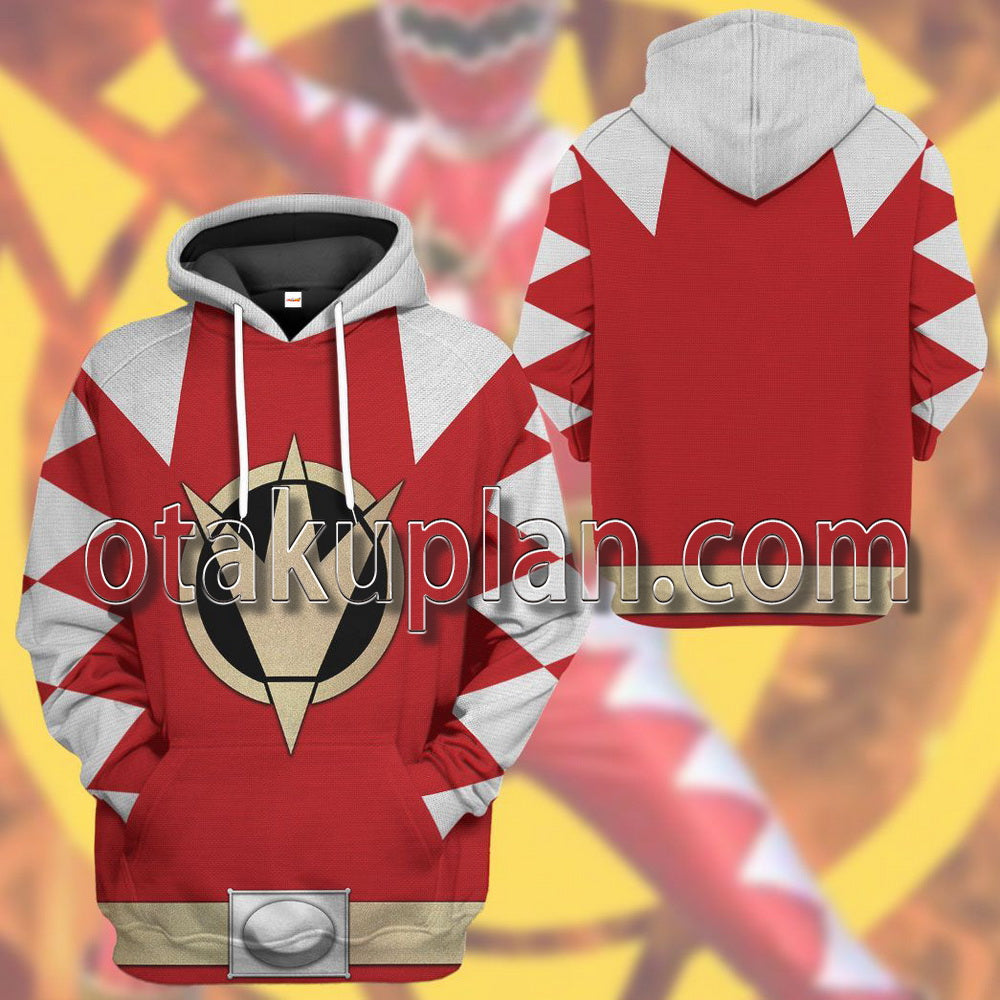 Power Ranger Dino Thunder Red T-Shirt / Hoodie