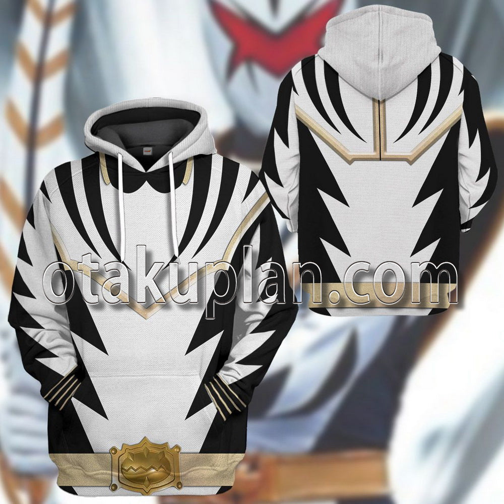 Power Ranger Dino Thunder White T-Shirt / Hoodie