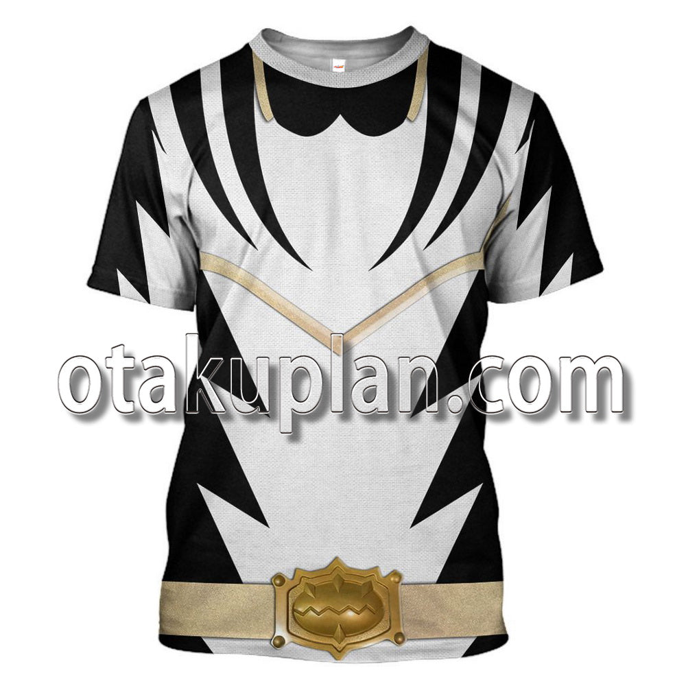 Power Ranger Dino Thunder White T-Shirt / Hoodie