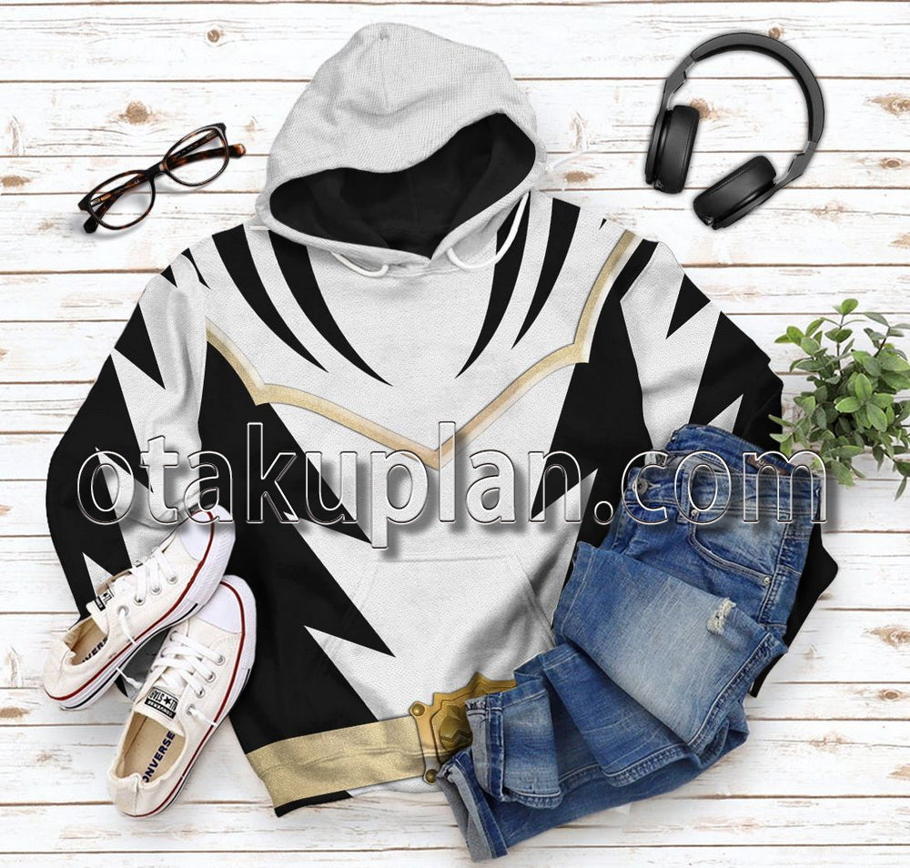Power Ranger Dino Thunder White T-Shirt / Hoodie
