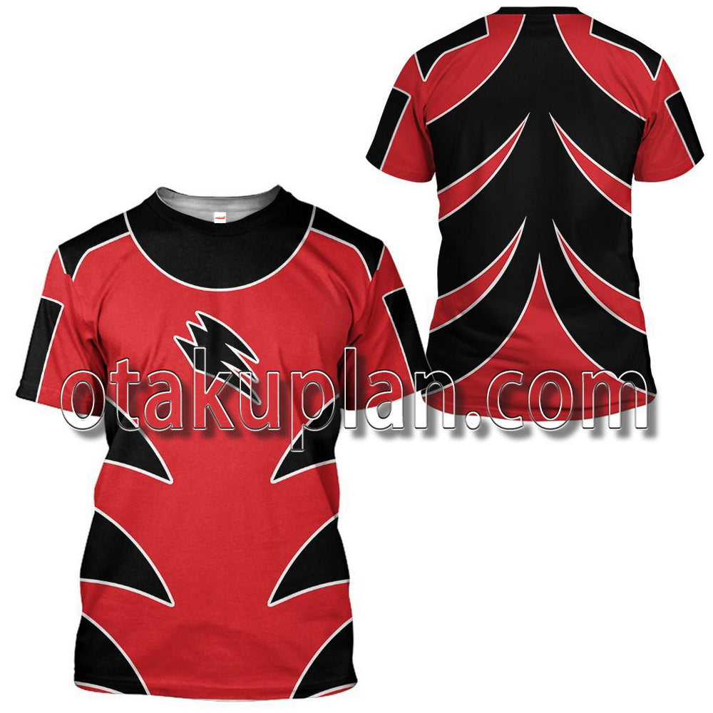 Power Ranger Jungle Fury Red Ranger T-Shirt / Hoodie