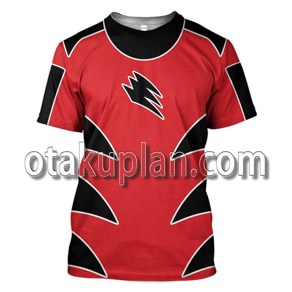 Power Ranger Jungle Fury Red Ranger T-Shirt / Hoodie