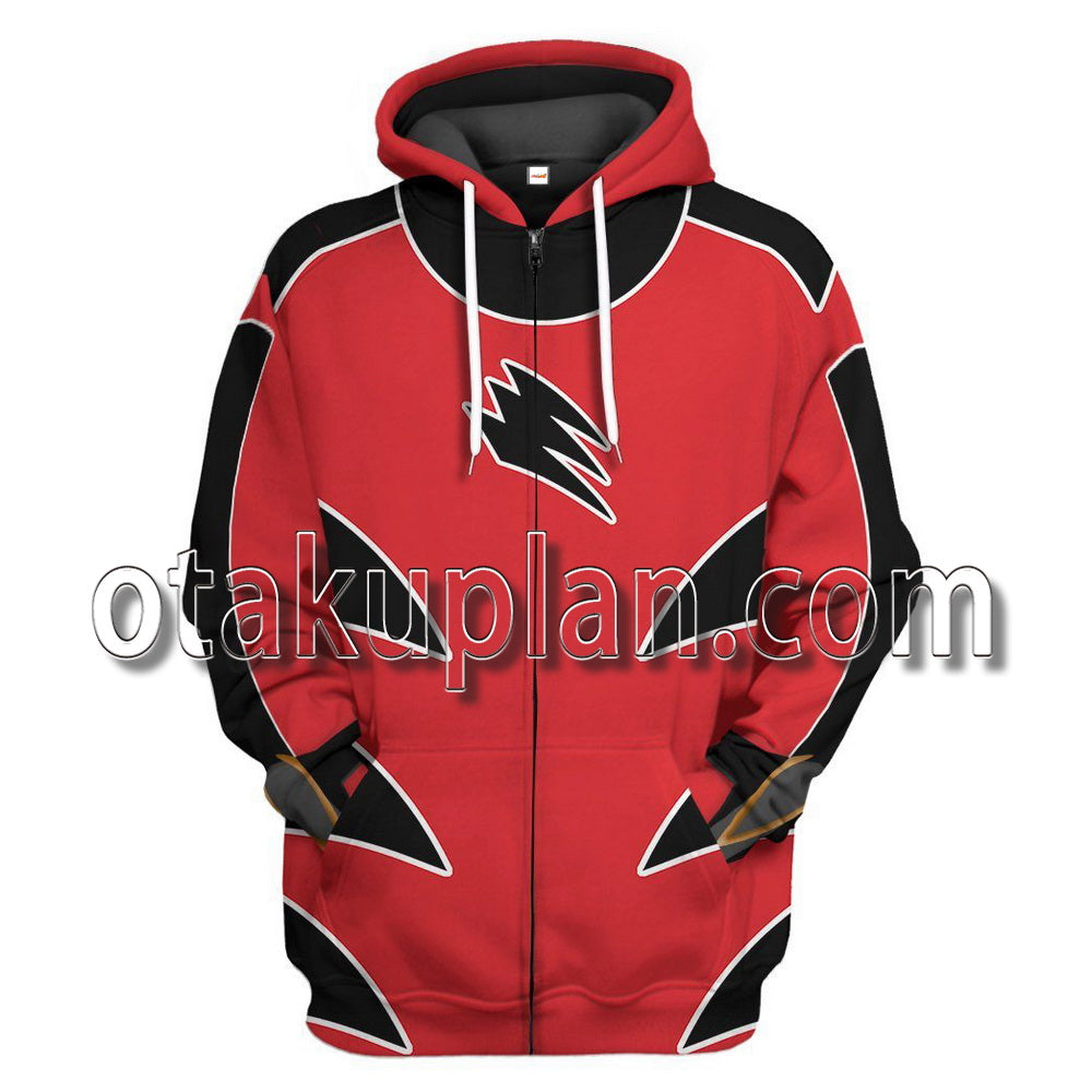 Power Ranger Jungle Fury Red Ranger T-Shirt / Hoodie